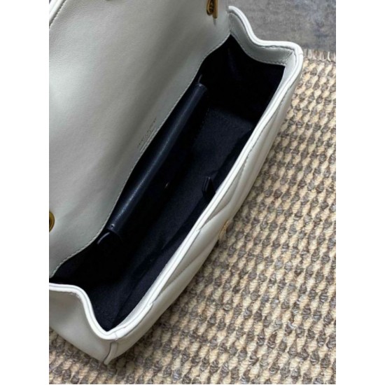 Replica di lusso Borsa piccola YSL Saint Laurent Loulou trapuntata nera Imitazioni Cloni Borsa piccola YSL Saint Laurent Loulou trapuntata nera firmate