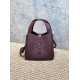 Cloni Borsa tote YSL Saint Laurent Le 5 &agrave; 7 Bea Baby Bordeaux firmate
