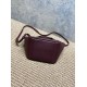 Cloni Borsa tote YSL Saint Laurent Le 5 &agrave; 7 Bea Baby Bordeaux firmate