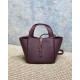 Cloni Borsa tote YSL Saint Laurent Le 5 &agrave; 7 Bea Baby Bordeaux firmate