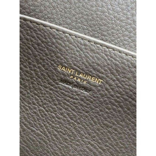Replica di lusso Borse Imitazioni tote YSL Saint Laurent Le 5 à 7 Bea Baby Verde Scuro Imitazioni Cloni Borse Imitazioni tote YSL Saint Laurent Le 5 à 7 Bea Baby Verde Scuro firmate