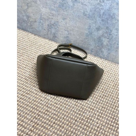 Replica di lusso Borse Imitazioni tote YSL Saint Laurent Le 5 à 7 Bea Baby Verde Scuro Imitazioni Cloni Borse Imitazioni tote YSL Saint Laurent Le 5 à 7 Bea Baby Verde Scuro firmate