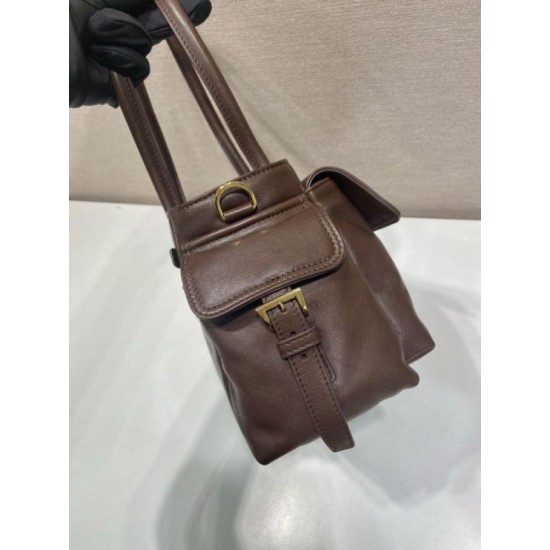 Replica di lusso Borsa tote media Prada Explore nappa 1BG596 bordeaux Imitazioni Cloni Borsa tote media Prada Explore nappa 1BG596 bordeaux firmate