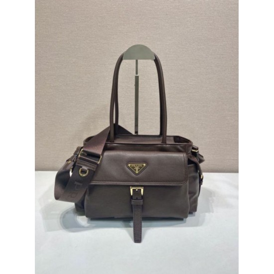 Replica di lusso Borsa tote media Prada Explore nappa 1BG596 bordeaux Imitazioni Cloni Borsa tote media Prada Explore nappa 1BG596 bordeaux firmate