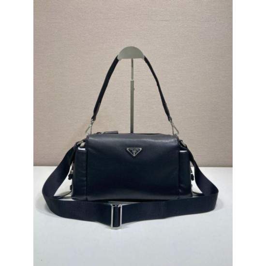 Replica di lusso Borsa a tracolla Prada Brique Explore 2VH206 Nero Imitazioni Cloni Borsa a tracolla Prada Brique Explore 2VH206 Nero firmate