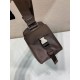 Cloni Borsa a tracolla Prada Brique Explore 2VH206 Marrone firmate