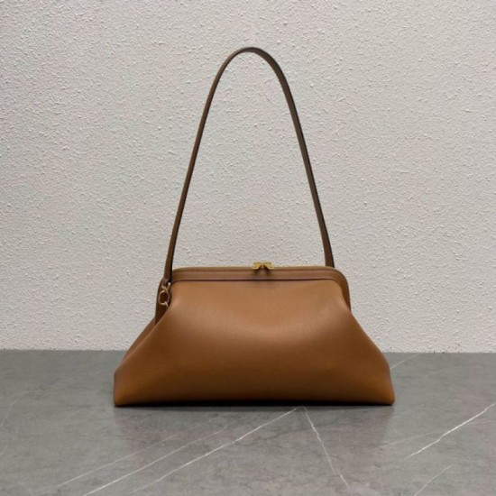 Replica di lusso Pochette Celine Doctor morbida pelle di vitello Marrone Imitazioni Cloni Pochette Celine Doctor morbida pelle di vitello Marrone firmate