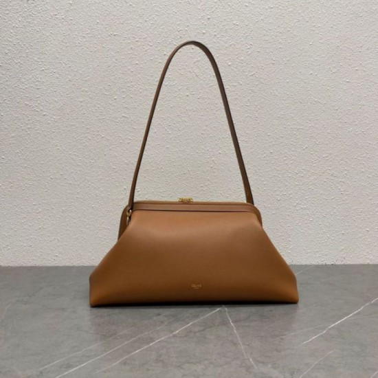 Replica di lusso Pochette Celine Doctor morbida pelle di vitello Marrone Imitazioni Cloni Pochette Celine Doctor morbida pelle di vitello Marrone firmate