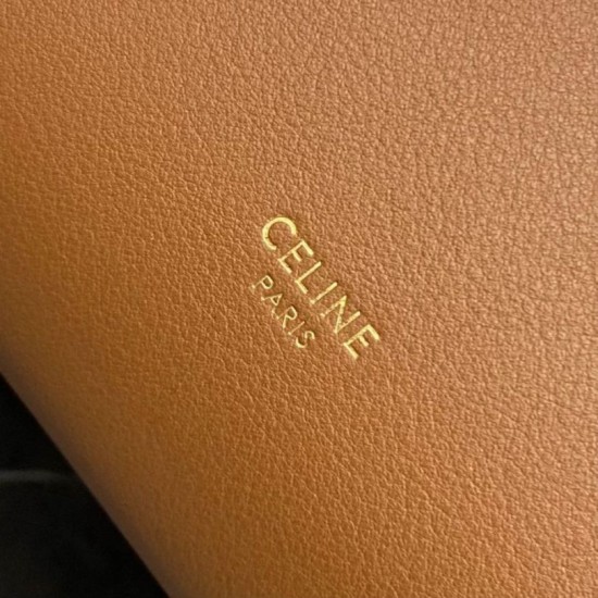 Replica di lusso Pochette Celine Doctor morbida pelle di vitello Marrone Imitazioni Cloni Pochette Celine Doctor morbida pelle di vitello Marrone firmate