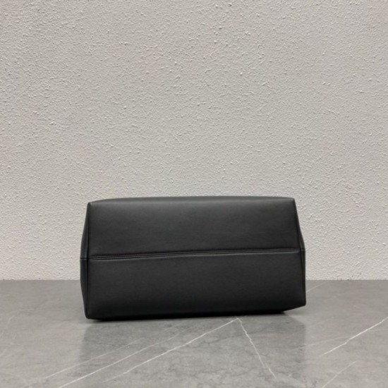 Replica di lusso Pochette Celine Doctor morbida pelle di vitello Nera Imitazioni Cloni Pochette Celine Doctor morbida pelle di vitello Nera firmate