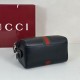 Replica di lusso Borsa da viaggio piccola Gucci Web Trademark 866980 nera Imitazioni Cloni Borsa da viaggio piccola Gucci Web Trademark 866980 nera firmate