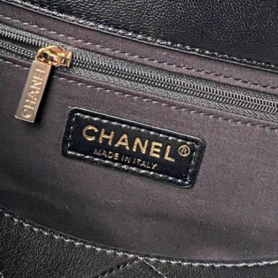 Replica di lusso Imitazioni borse griffate a tracolla Chanel 26P Maxi Hobo AS6139 Nera Imitazioni Cloni Imitazioni borse griffate a tracolla Chanel 26P Maxi Hobo AS6139 Nera firmate