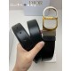 Replica di lusso Cintura reversibile Dior 30 Montaigne con fibbia a CD con logo 35MM Nero Imitazioni Cloni Cintura reversibile Dior 30 Montaigne con fibbia a CD con logo 35MM Nero firmate
