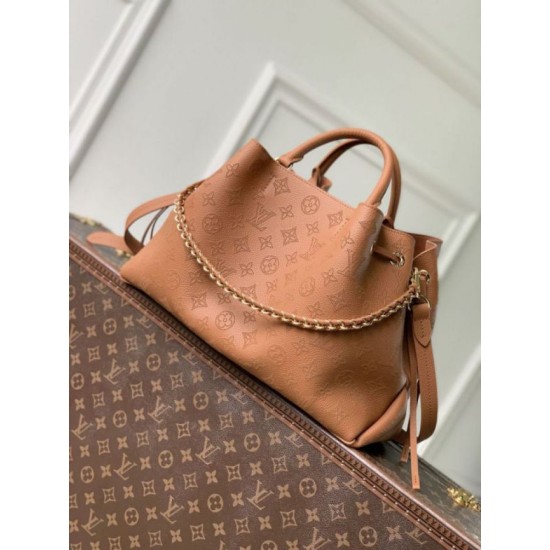 Replica di lusso Borsa 1:1 tote LV Bella Mahina M27443 Marrone Imitazioni Cloni Borsa Replica tote LV Bella Mahina M27443 Marrone firmate