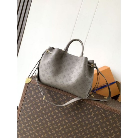 Replica di lusso Borsa tote Louis Vuitton Bella Mahina M59201 Grigio Imitazioni Cloni Borsa tote Louis Vuitton Bella Mahina M59201 Grigio firmate
