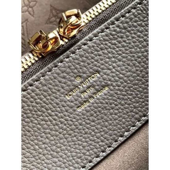 Replica di lusso Borsa tote Louis Vuitton Bella Mahina M59201 Grigio Imitazioni Cloni Borsa tote Louis Vuitton Bella Mahina M59201 Grigio firmate
