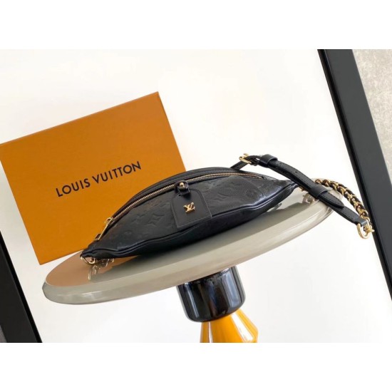 Replica di lusso Marsupio Louis Vuitton High Rise PM M14353 nero Imitazioni Cloni Marsupio Louis Vuitton High Rise PM M14353 nero firmate