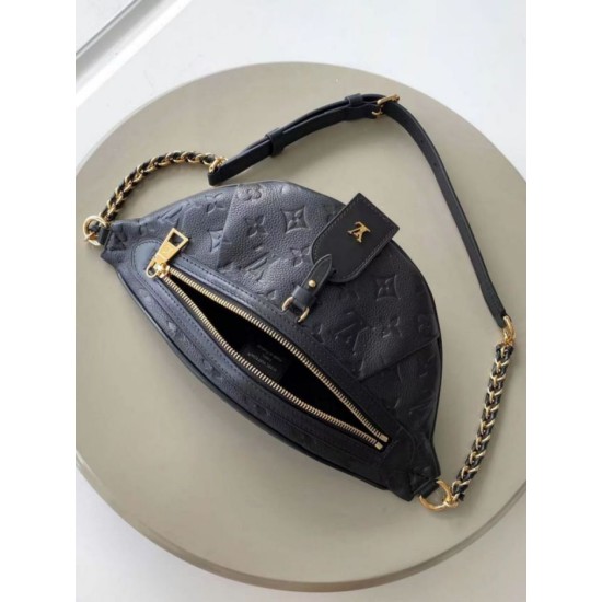 Replica di lusso Marsupio Louis Vuitton High Rise PM M14353 nero Imitazioni Cloni Marsupio Louis Vuitton High Rise PM M14353 nero firmate