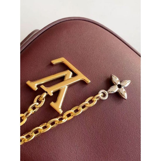 Replica di lusso Borsa Louis Vuitton Pochette Louis Vuitton Bloom M25650 Borgogna Imitazioni Cloni Borsa Louis Vuitton Pochette Louis Vuitton Bloom M25650 Borgogna firmate