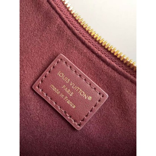 Replica di lusso Borsa Louis Vuitton Pochette Louis Vuitton Bloom M25650 Borgogna Imitazioni Cloni Borsa Louis Vuitton Pochette Louis Vuitton Bloom M25650 Borgogna firmate