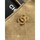 Replica di lusso Borsa Chanel 26S Maxi Bowling AS6211 scamosciata di vitello beige scuro Imitazioni Cloni Borsa Chanel 26S Maxi Bowling AS6211 scamosciata di vitello beige scuro firmate