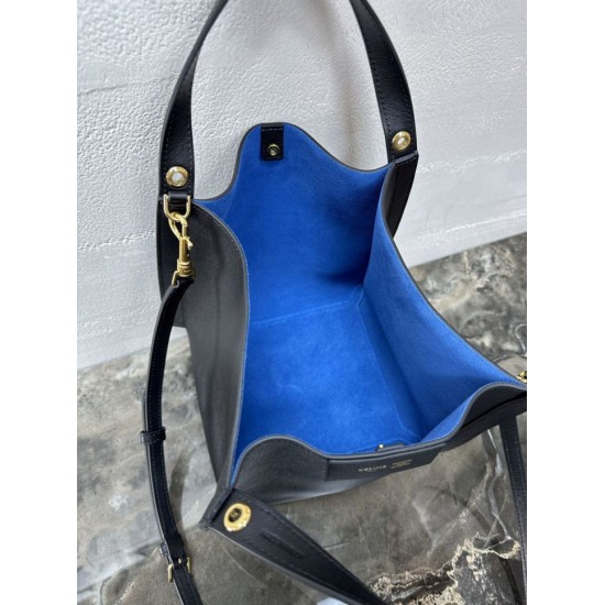 Replica di lusso Borsa Celine Small Cube nera Imitazioni Cloni Borsa Celine Small Cube nera firmate