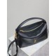 Replica di lusso Borsa a mano morbida YSL Saint Laurent Camera nera Imitazioni Cloni Borsa a mano morbida YSL Saint Laurent Camera nera firmate