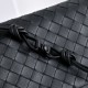 Replica di lusso Borsa a tracolla Bottega Veneta Giorno Intrecciato nera Imitazioni Cloni Borsa a tracolla Bottega Veneta Giorno Intrecciato nera firmate