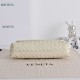 Replica di lusso Borsa a tracolla Bottega Veneta Giorno Intrecciato Bianco Imitazioni Cloni Borsa a tracolla Bottega Veneta Giorno Intrecciato Bianco firmate