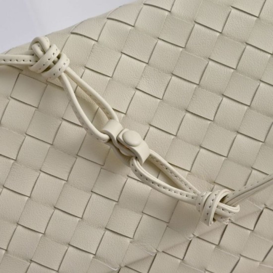 Replica di lusso Borsa a tracolla Bottega Veneta Giorno Intrecciato Bianco Imitazioni Cloni Borsa a tracolla Bottega Veneta Giorno Intrecciato Bianco firmate