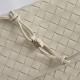 Replica di lusso Borsa a tracolla Bottega Veneta Giorno Intrecciato Bianco Imitazioni Cloni Borsa a tracolla Bottega Veneta Giorno Intrecciato Bianco firmate