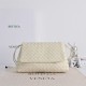 Replica di lusso Borsa a tracolla Bottega Veneta Giorno Intrecciato Bianco Imitazioni Cloni Borsa a tracolla Bottega Veneta Giorno Intrecciato Bianco firmate