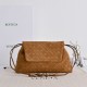 Replica di lusso Bottega Veneta Dustbag Giorno Borsa velluto intrecciato Marrone Imitazioni Cloni Bottega Veneta Dustbag Giorno Borsa velluto intrecciato Marrone firmate