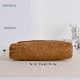 Replica di lusso Bottega Veneta Dustbag Giorno Borsa velluto intrecciato Marrone Imitazioni Cloni Bottega Veneta Dustbag Giorno Borsa velluto intrecciato Marrone firmate