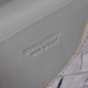 Replica di lusso Borse Beauty case Bottega Veneta trucco scamosciata Grigio Imitazioni Cloni Borse Beauty case Bottega Veneta trucco scamosciata Grigio firmate