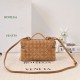 Cloni Borse Beauty case Bottega Veneta trucco scamosciata Marrone firmate