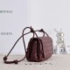 Cloni Borse Replica fedele Notturno Intrecciato Bottega Veneta Borgogna firmate