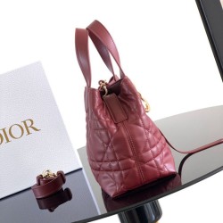 Cloni Borsa Tote verticale piccolo Dior Toujours Rosso firmate