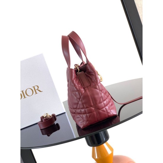 Replica di lusso Borsa Tote verticale piccolo Dior Toujours Rosso Imitazioni Cloni Borsa Tote verticale piccolo Dior Toujours Rosso firmate