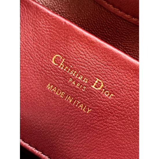 Replica di lusso Borsa Tote verticale piccolo Dior Toujours Rosso Imitazioni Cloni Borsa Tote verticale piccolo Dior Toujours Rosso firmate