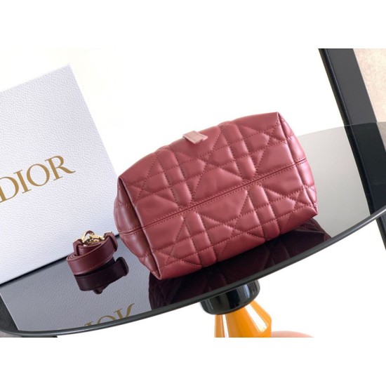 Replica di lusso Borsa Tote verticale piccolo Dior Toujours Rosso Imitazioni Cloni Borsa Tote verticale piccolo Dior Toujours Rosso firmate