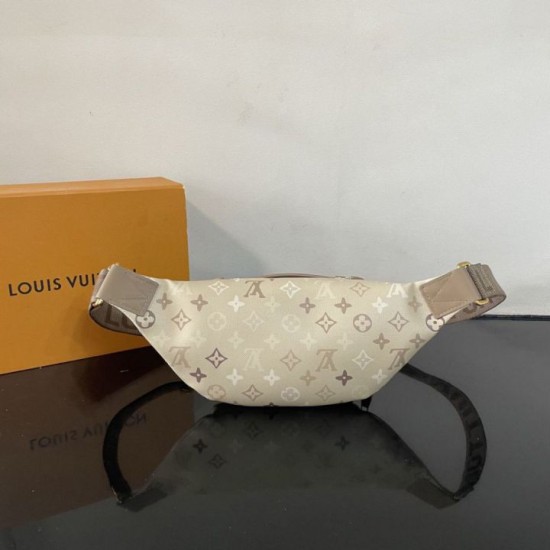 Replica di lusso Marsupio Louis Vuitton Rush tela rivestita M29274 Imitazioni Cloni Marsupio Louis Vuitton Rush tela rivestita M29274 firmate