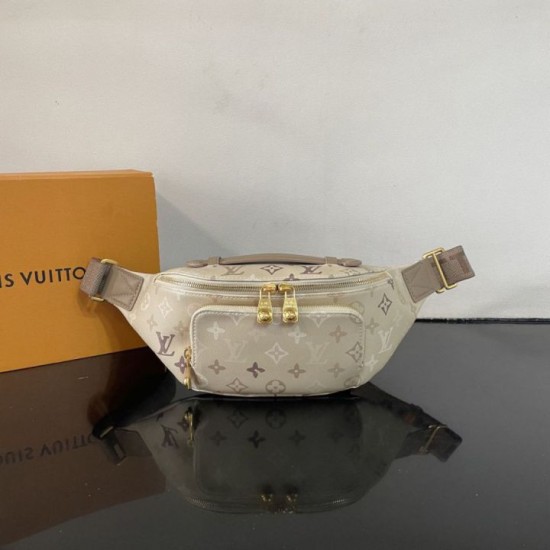 Replica di lusso Marsupio Louis Vuitton Rush tela rivestita M29274 Imitazioni Cloni Marsupio Louis Vuitton Rush tela rivestita M29274 firmate
