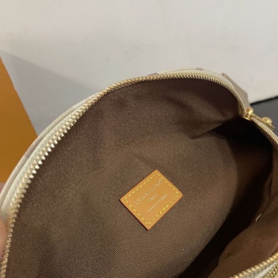 Replica di lusso Marsupio Louis Vuitton Rush tela rivestita M29274 Imitazioni Cloni Marsupio Louis Vuitton Rush tela rivestita M29274 firmate