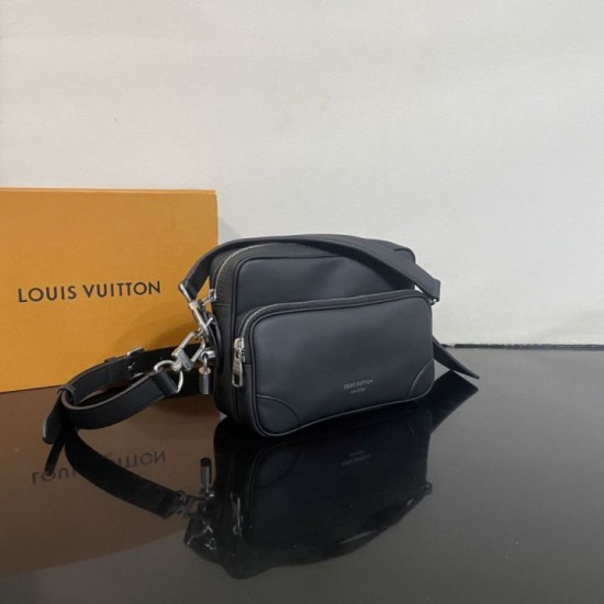 Replica di lusso Borsa a tracolla da uomo Louis Vuitton Nil M27999 Nero Imitazioni Cloni Borsa a tracolla da uomo Louis Vuitton Nil M27999 Nero firmate