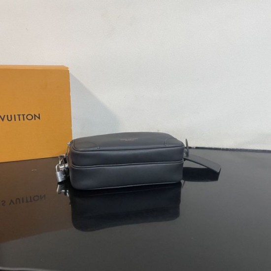 Replica di lusso Borsa a tracolla da uomo Louis Vuitton Nil M27999 Nero Imitazioni Cloni Borsa a tracolla da uomo Louis Vuitton Nil M27999 Nero firmate