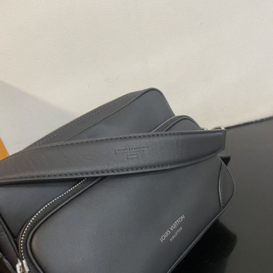 Replica di lusso Borsa a tracolla da uomo Louis Vuitton Nil M27999 Nero Imitazioni Cloni Borsa a tracolla da uomo Louis Vuitton Nil M27999 Nero firmate