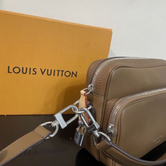 Replica di lusso Borsa 1:1 a tracolla da uomo Louis Vuitton Nil M27999 Marrone Imitazioni Cloni Borsa Replica a tracolla da uomo Louis Vuitton Nil M27999 Marrone firmate