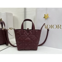 Borsa Tote verticale piccolo Dior Toujours Borgogna Borsa Tote verticale piccolo Dior Toujours Borgogna