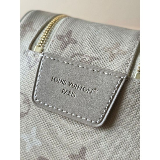 Replica di lusso Pochette cosmetica Louis Vuitton con stampa a rilievo M26191 Imitazioni Cloni Pochette cosmetica Louis Vuitton con stampa a rilievo M26191 firmate